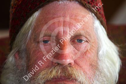Portrait of an elderly man in Boise, Idaho, USA. MR