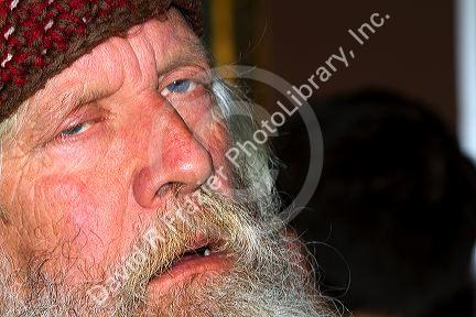Portrait of an elderly man in Boise, Idaho, USA. MR