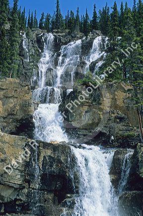 Tangle Falls in Banff National Park, Canada.
