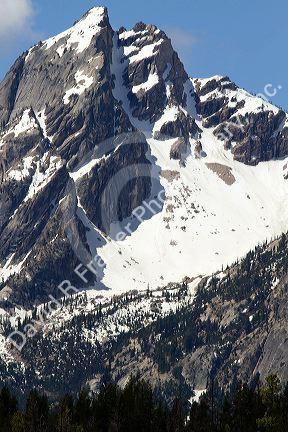 McGowan Peak in the Sawtooth Mountain Range near Stanley, Idaho, USA.