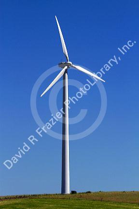 The Condon wind farm located near the town of Condon in central Oregon, USA.