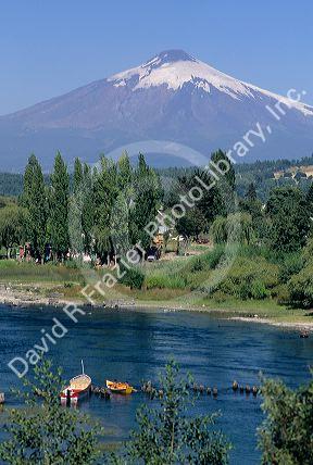 Villarica Volcano near Pucon, Chile.