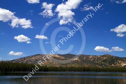 Bull Trout Lake located in the Boise National Forest near Lowman, Idaho, USA.