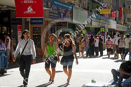 The pedestrian section of Florida Street in the Retiro barrio of Buenos Aires, Argentina.
