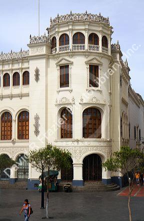 Teatro Colon at Plaza San Martin located within the Historic Centre of Lima, Peru.