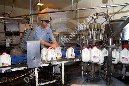 Stoker Milk Company's bottling plant at Burley, Idaho, USA.