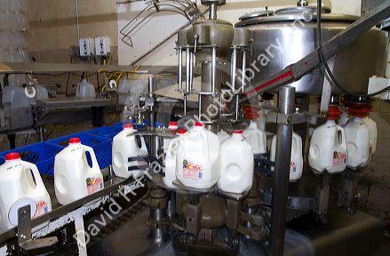 Stoker Milk Company's bottling plant at Burley, Idaho, USA.