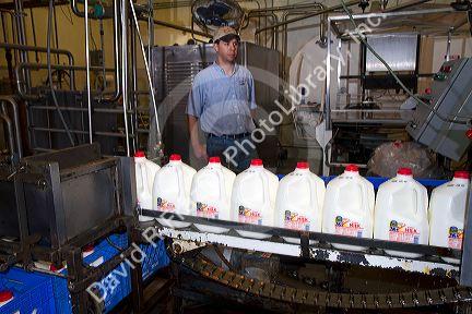 Stoker Milk Company's bottling plant at Burley, Idaho, USA.