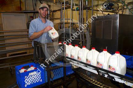 Stoker Milk Company's bottling plant at Burley, Idaho, USA.