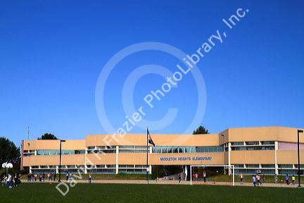 The exterior of Middleton Elementary School located in Middleton, Idaho, USA.