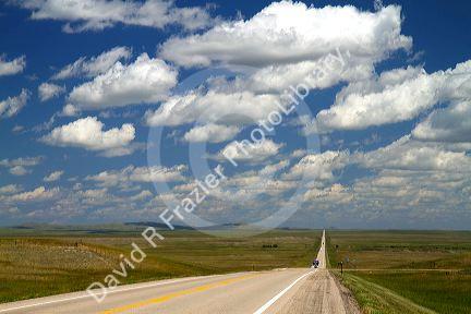 Highway 85 north of Spearfish, South Dakota, USA.