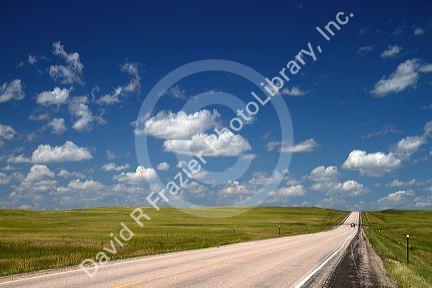 Highway 85 north of Spearfish, South Dakota, USA.