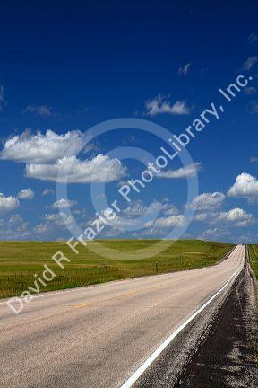 Highway 85 north of Spearfish, South Dakota, USA.