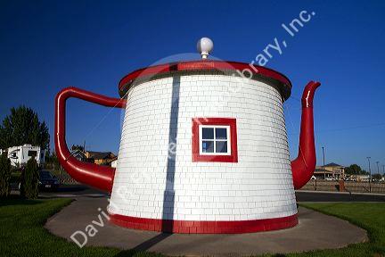 Teapot Dome Service Station roadside attraction at Zillah, Washington, USA