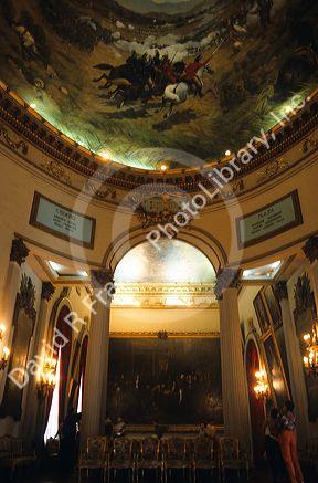 The Federal Capitol building located in Plaza Bolivar, Caracas, Venezuela.