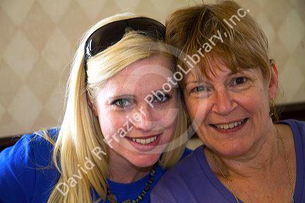 Mother and daughter.