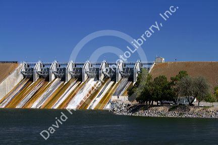C.J. Strike Dam located on the Snake River near Grand View, Idaho, USA.