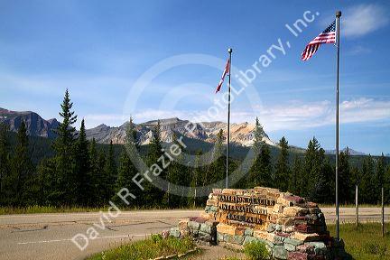 Waterton-Glacier International Peace Park on the border of Montana, USA and Alberta, Canada.