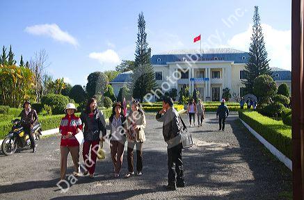 Entrance to the Pedagogical College of Da Lat, Vietnam.