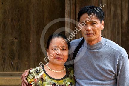 Co Ho minority hill people in Lam Dong Province near Da Lat, Vietnam.