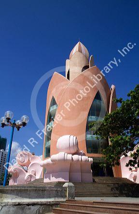 Thap Tram Huong tower in Nha Trang, VIetnam.