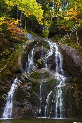 Moss Glen Falls at Granville Notch located in Granville, Vermont, USA.