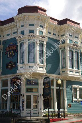 Victorian architecture storefront at Ferndale, California, USA.