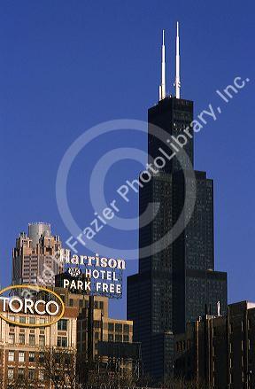 The Sears Tower in Chicago, Illinois.