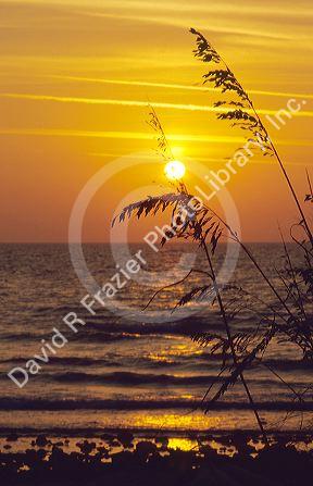 Sunset along the Flordia Gulf Coast.