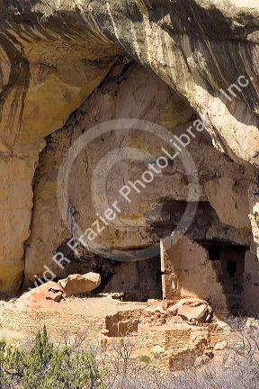 Cliff dwellings in Mesa Verde, Colorado.
