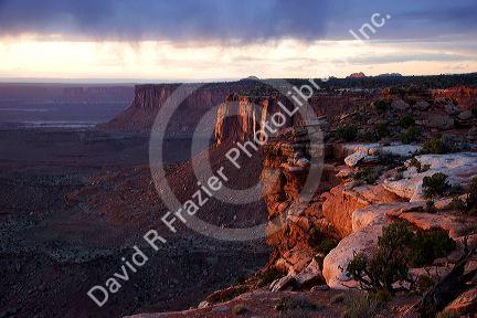 Canyonlands National Park near Moab, Utah at Grandview Point.