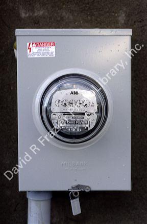 Electrical meter box.