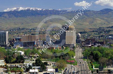 A view of downtown Boise, Idaho.