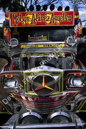 A Jeepney in the Philippines.