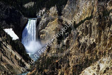 Yellowstone Falls in Yellowstone National Park, Wyoming.