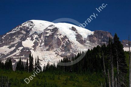 Mt. Rainier in Mt. Rainier National Park, Washington.