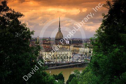 Mole Antoelliana in Turin, Italy.