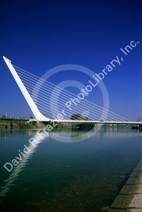 Puento del Alamillo in Seville, Spain.