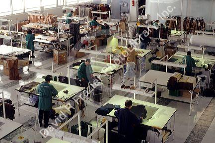 A leather factory in Inca, Majorca, Spain.