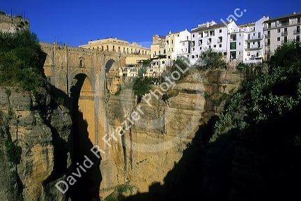 The gorge at Ronda, Spain.