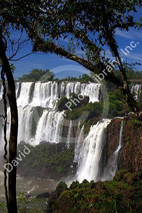 Waterfalls at Izuagu, Argentina.