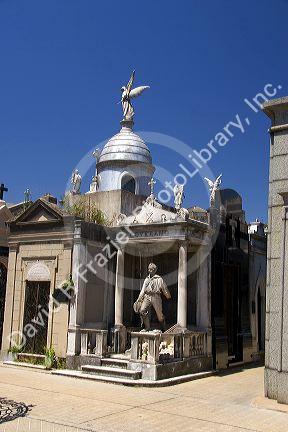 The Recoleta Cemetery in Buenos Aires, Argentina.