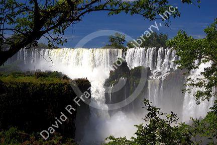 Waterfalls at Iguazu, Argentina.