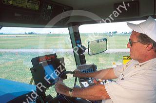 GPS tracking system in a farm chemical application unit.
