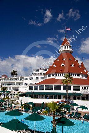 Hotel del Coronado on Coronado Island near San Diego, California.