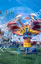 Carnival rides at the Western Idaho Fair.