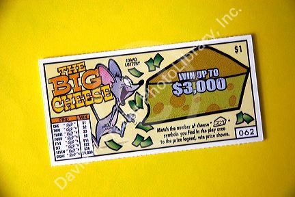 Idaho scratch lottery ticket.