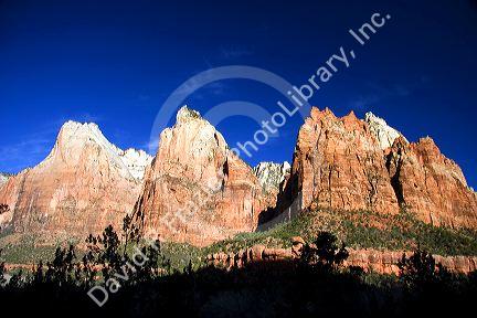 Court of The Patriarchs at Zion National Park, Utah.