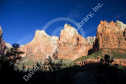 Court of The Patriarchs at Zion National Park, Utah.