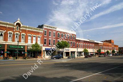 Main Street in Bryan, Ohio.